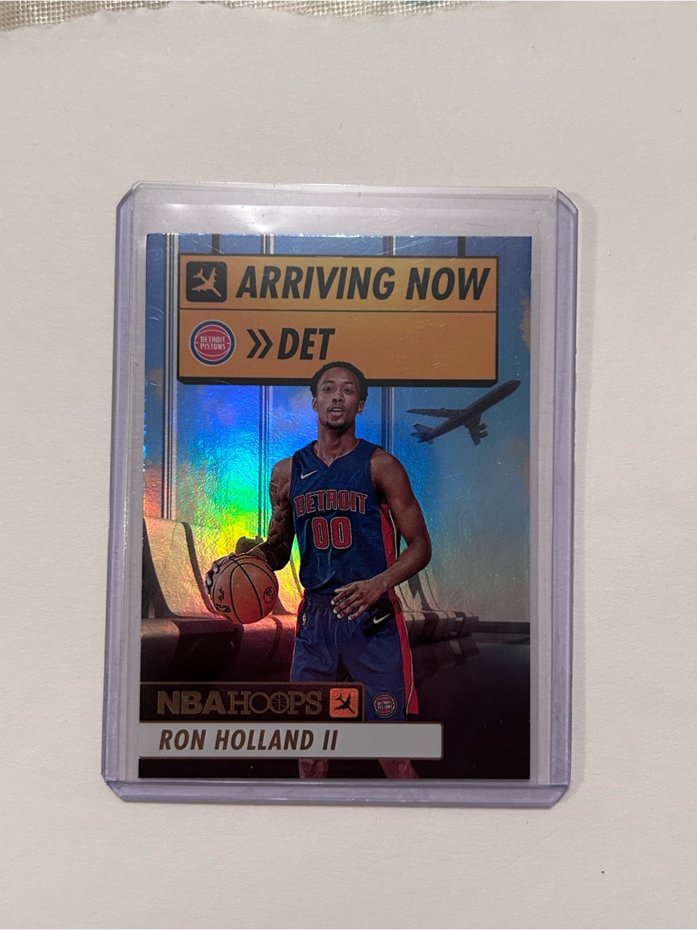 NBA Hoops Ron Holland II Arriving Now Basketball Card - Detroit Pistons